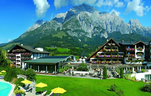 Das Wellnesshotel "Der Krallerhof" im Bundesland Salzburg liegt in Leogang