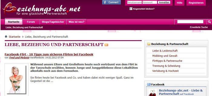 beziehungs-abc.net – Tipps rund um die Partnerschaft