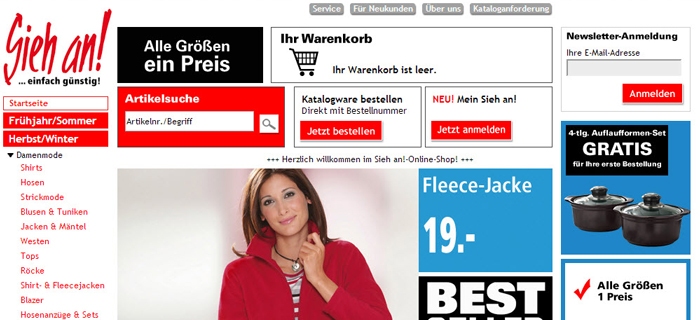 Verlaten spiraal toezicht houden op Mode Online Shop Sieh an! ⋆ frauentipps.at