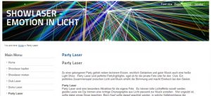 Laser - das Party-Highlight